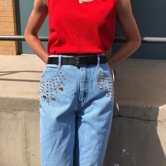 Vintage Monique jeans rhinestone studded - Picture 11 of 13